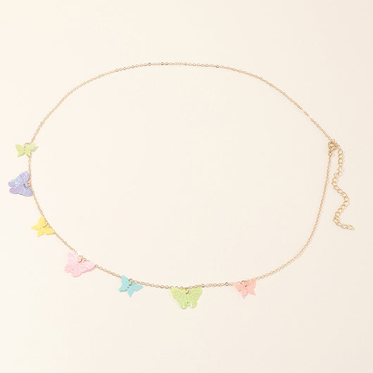Cadena de Cintura con Mariposa de Lentejuelas - Accesorio Versátil y Elegante - Image 2