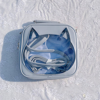Bolsa Transparente para Muñecas de Gato Japonés Adorable de Algodón - Image 7