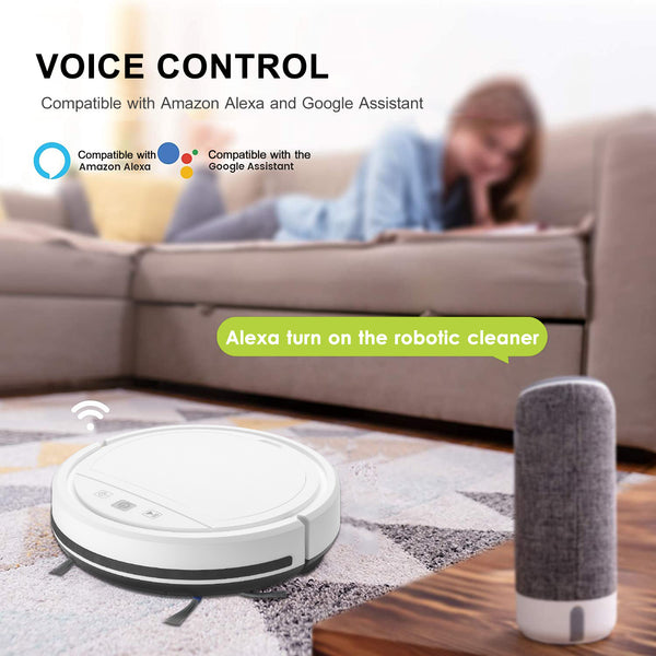 Aspiradora Robótica Inteligente con Recarga Automática y Control Remoto