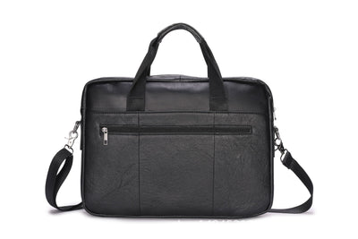 Bolso de Cuero Vacuno Vintage Primera Capa para Hombre - Image 18