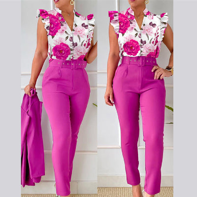 Chaleco Floral para Traje Ejecutivo Mujer - Image 15