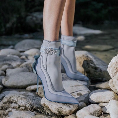 Botines Stiletto Bud Punta Afilada - Tacón Alto Elegante