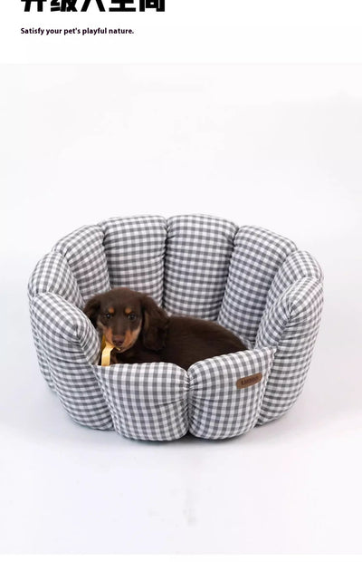 Cama Cuadriculada para Mascotas Todo Clima - Image 33