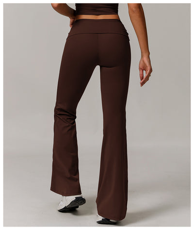 Pantalones Yoga Cintura Alta Plegables para Mujer - Image 37