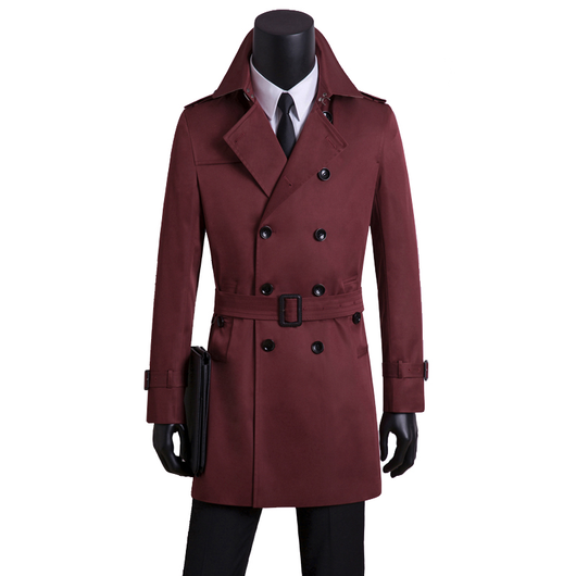 Abrigo Trinchera Slim Fit para Hombre - Image 13