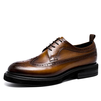 Zapatos de Cuero Resistentes para Hombre - Estilo Ejecutivo Versátil - Image 6