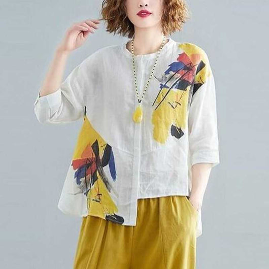 Conjunto de Dos Piezas: Camisa Suelta y Pantalón Noveno - Image 4