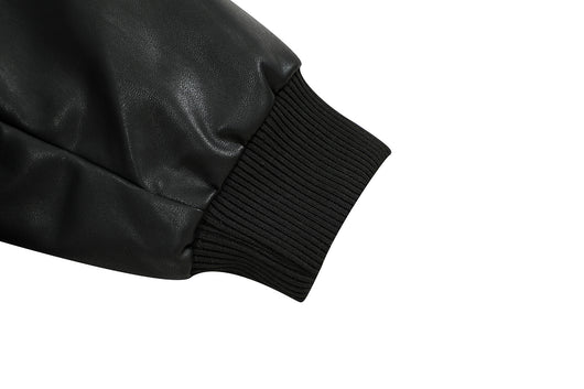 Chaqueta de Cuero PU y Algodón - Estilo Urbano Minimalista para Invierno - Image 17