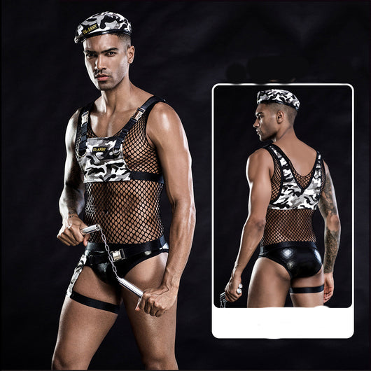 Ropa Íntima Masculina Camuflaje Estilo Nightclub - Image 4