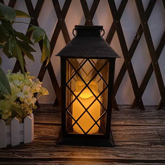 Lámpara Solar Decorativa de Jardín con Efecto Vela - Image 2
