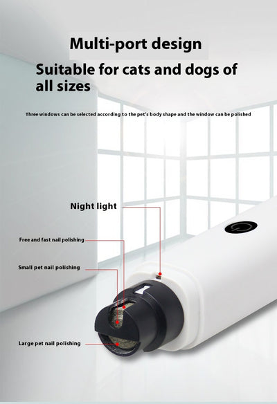 Cortauñas Eléctrico para Mascotas - Limador de Uñas Silencioso para Gatos y Perros - Image 18