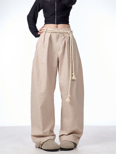 Pantalones Casuales Retro con Diseño Texturizado Machete - Image 6