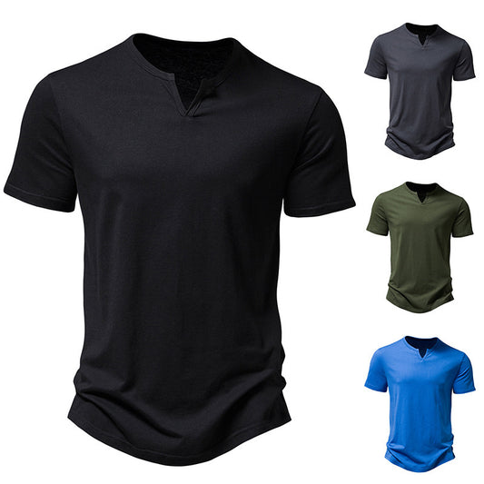Camiseta Manga Corta Cuello Notch Venice Talla Grande Hombre