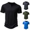 Camiseta Manga Corta Cuello Notch Venice Talla Grande Hombre