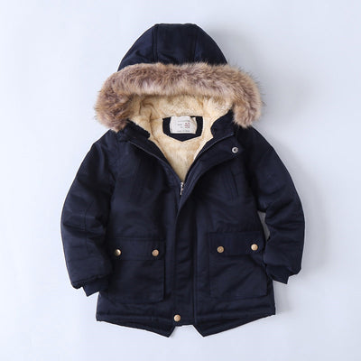 Chaqueta Acolchada Térmica para Niños - Algodón Grueso con Forro Polar - Image 7