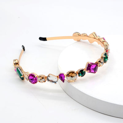 Diadema de Cristal Coreana con Pedrería Brillante - Image 7