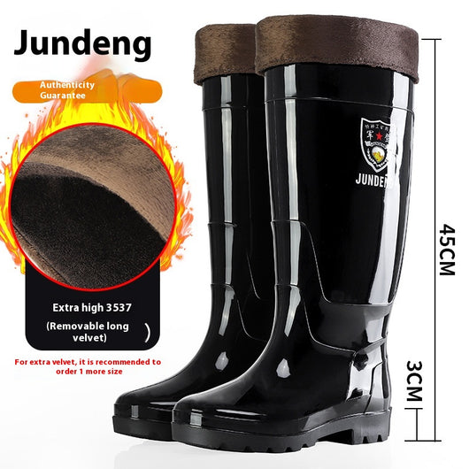Botas de Lluvia Altas para Hombre - Calzado Impermeable Tubo Largo - Image 5