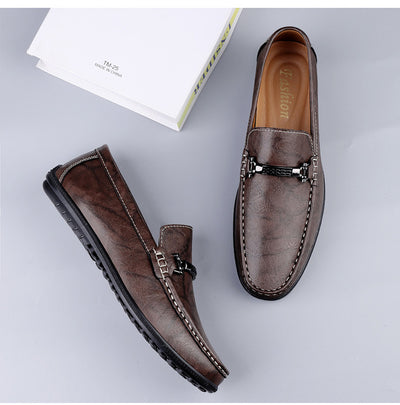Zapatos de Cuero Genuino Transpirables Talla Grande para Hombre - Image 7