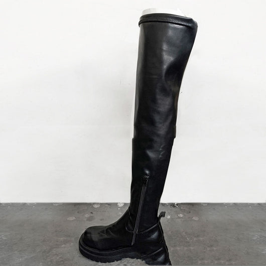 Botas Impermeables para Mujer con Suela Gruesa y Cierre Lateral - Image 11