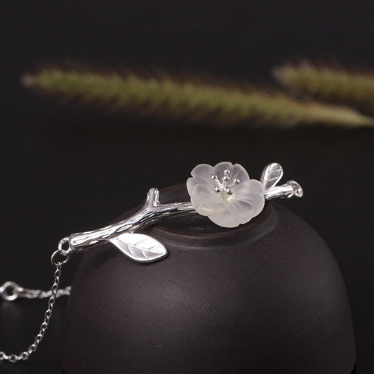 Pulsera de Cristal Ciruela Natural - Energía y Elegancia - Image 9