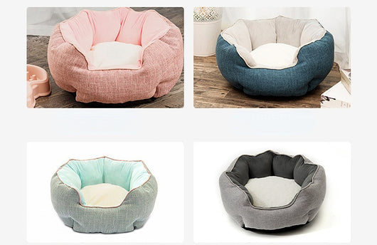 Cama Térmica Octagonal para Mascotas con Lana y Colchoneta Removible - Image 24
