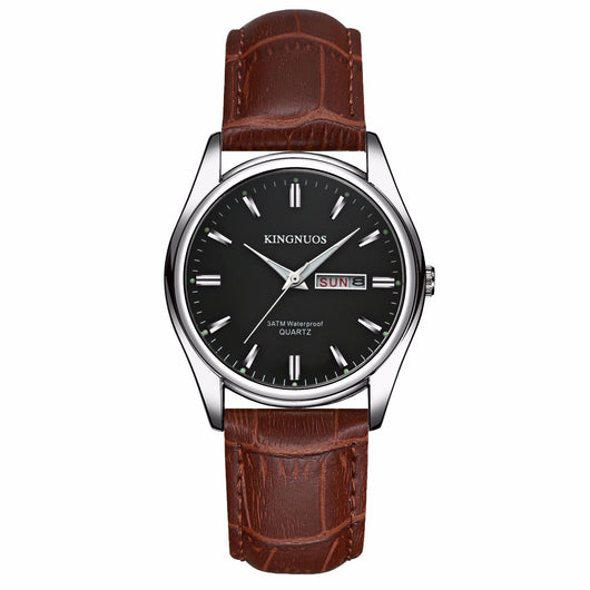 Reloj Dual Calendario para Hombre y Mujer Resistente al Agua Cuarzo Preciso - Image 42