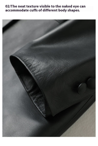 Blazer Ejecutivo de Piel de Oveja para Mujer - Image 10