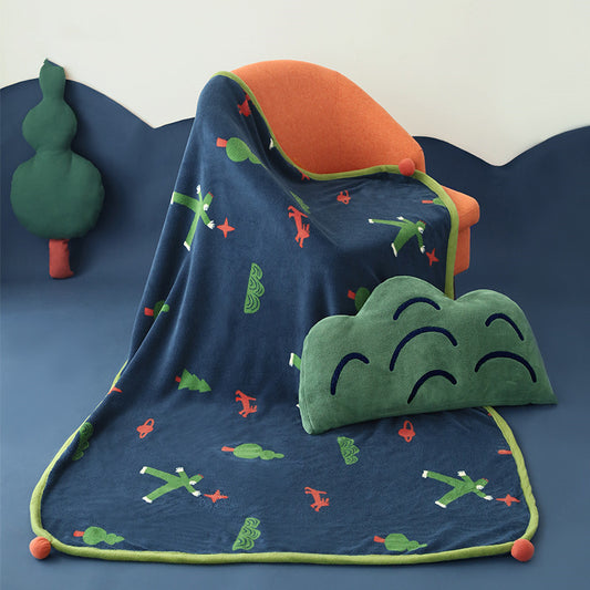 Almohada-Manta 2 en 1 de Polar Coral Nightwalking Giant