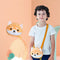 Bolsa Bandolera Infantil con Adorable Diseño de Shiba Inu