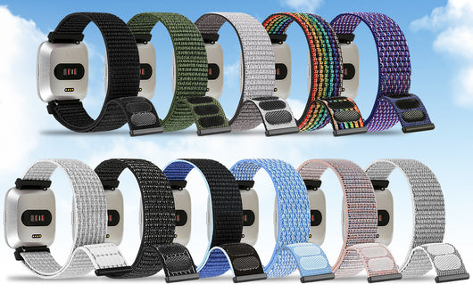 Correa Nylon Velcro Compatible con Versa 2 y Sense 2 - Image 29