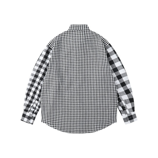 Camisa de Cuadros con Solapa para Hombre - Manga Larga - Image 16