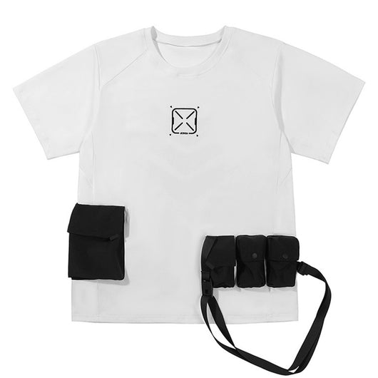Playera Manga Corta para Hombre con Bolsillos 3D - Image 6