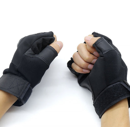 Guantes Tácticos de Medio Dedo para Hombre Estilo Fuerzas Especiales - Image 2