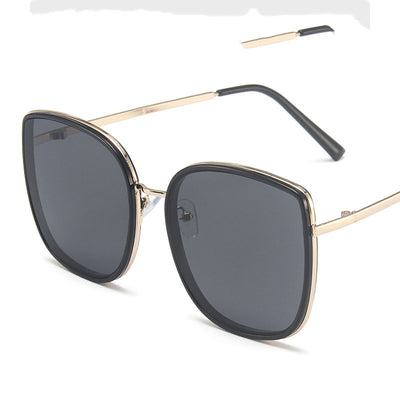 Gafas de Sol Circulares Metal Negro Estilo Trendy - Image 14