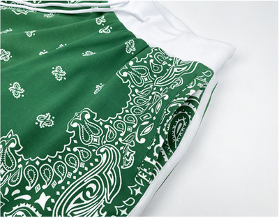 Shorts Deportivos Holgados Casuales Estampado Flor de Marañón para Hombre - Image 9