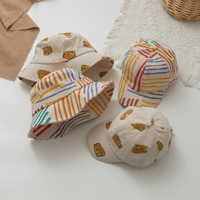 Gorra de Cubo Infantil Arcoíris con Diseño de Queso - Image 3