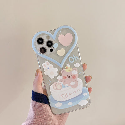 Funda Transparente Osito Amor Protectora para Celular - Image 8