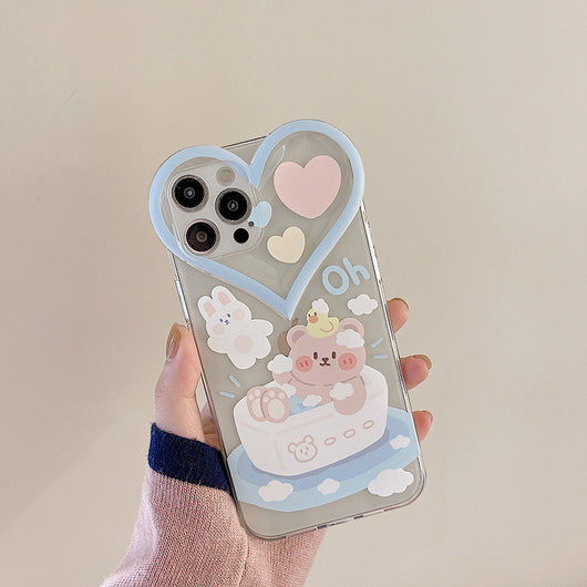 Funda Transparente Osito Amor Protectora para Celular - Image 8