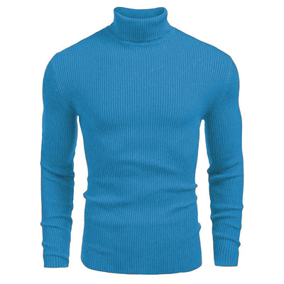 Suéter de Cuello Alto para Hombre - Otoño e Invierno - Image 7