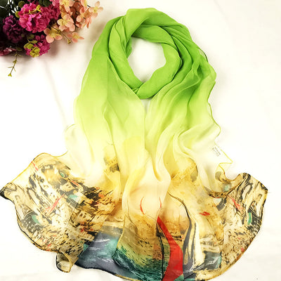 Pañuelo de Seda Largo Protector Solar para Verano - Image 16