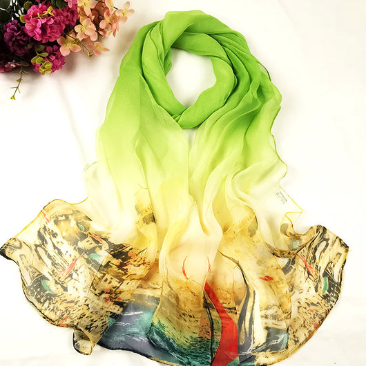 Pañuelo de Seda Largo Protector Solar para Verano - Image 16