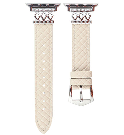Reloj Mujer Correa Cuero Genuino Diseño Diamante Clásico - Image 5