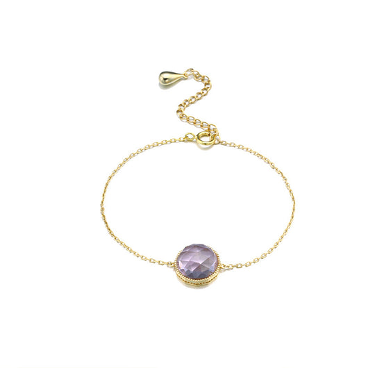Pulsera de Amatista Natural Elegante y Versátil - Image 12