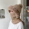 Conjunto Tejido Gorro y Bufanda con Forro Polar