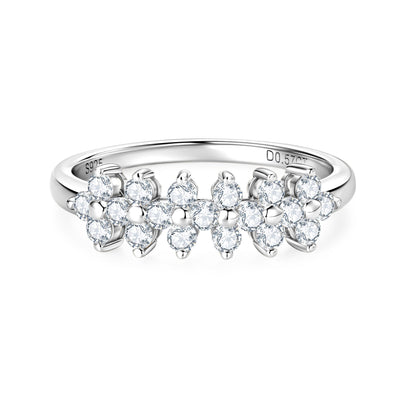 Anillo de Plata Esterlina S925 con Moissanita - Diseño Sofisticado - Image 17