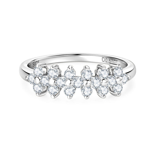 Anillo de Plata Esterlina S925 con Moissanita - Diseño Sofisticado - Image 17