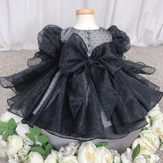 Vestido Princesa Niña Negro Tutú Esponjoso - Image 12