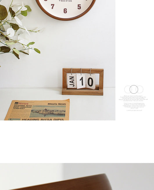 Reloj de Pared Minimalista Moderno en Madera Maciza Estilo Retro - Image 12
