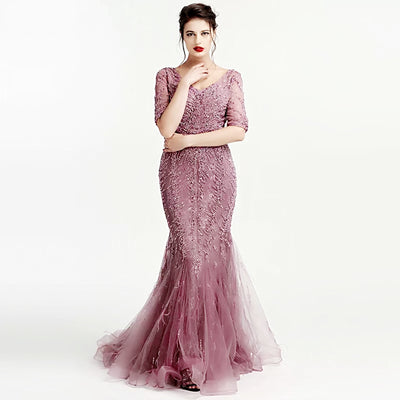 Vestido de Noche Sirena para Boda - Elegancia Sofisticada - Image 21