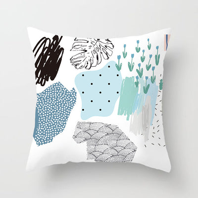 Funda de Almohada Geométrica Moderna en Poliéster Peachskin - Image 13